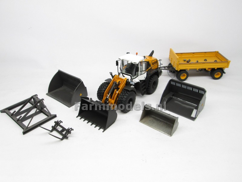 即納大特価】 wiking ホイルローダー2台 1/32 LIEBHERR L556