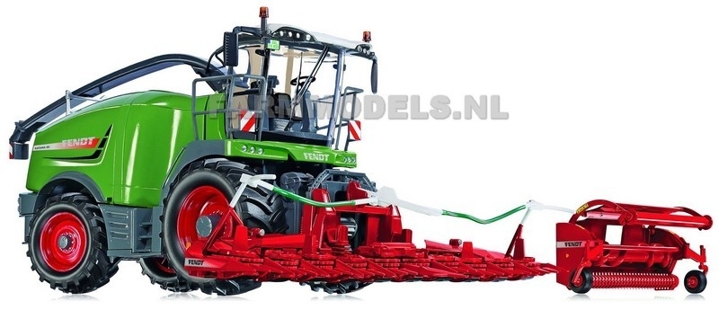 Fendt Katana 85 Wiking, Hakselaar met maisbek en grasopraper 1